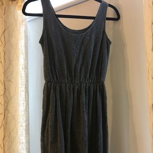 Navy blue cotton dress